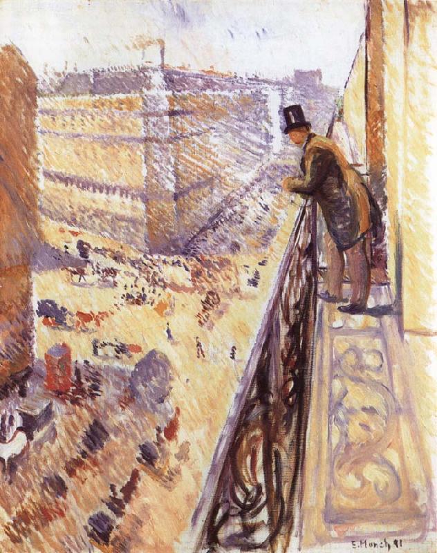 Edvard Munch Rue Lafayette oil painting image